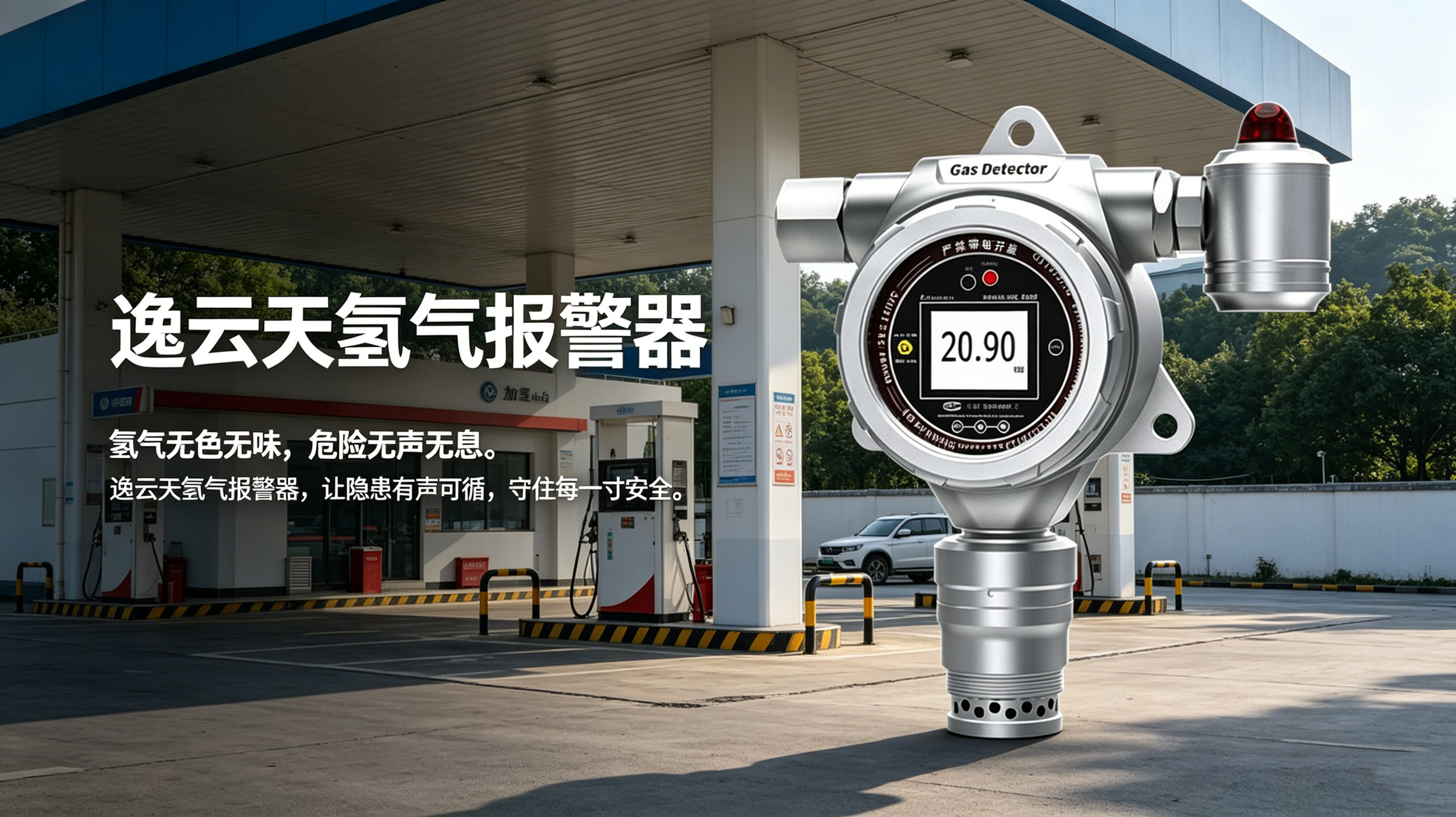 氢气报警器能用在加氢站吗?