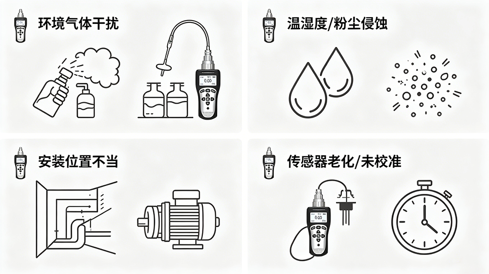 气体检测仪频繁误报警是什么原因，该怎么解决？