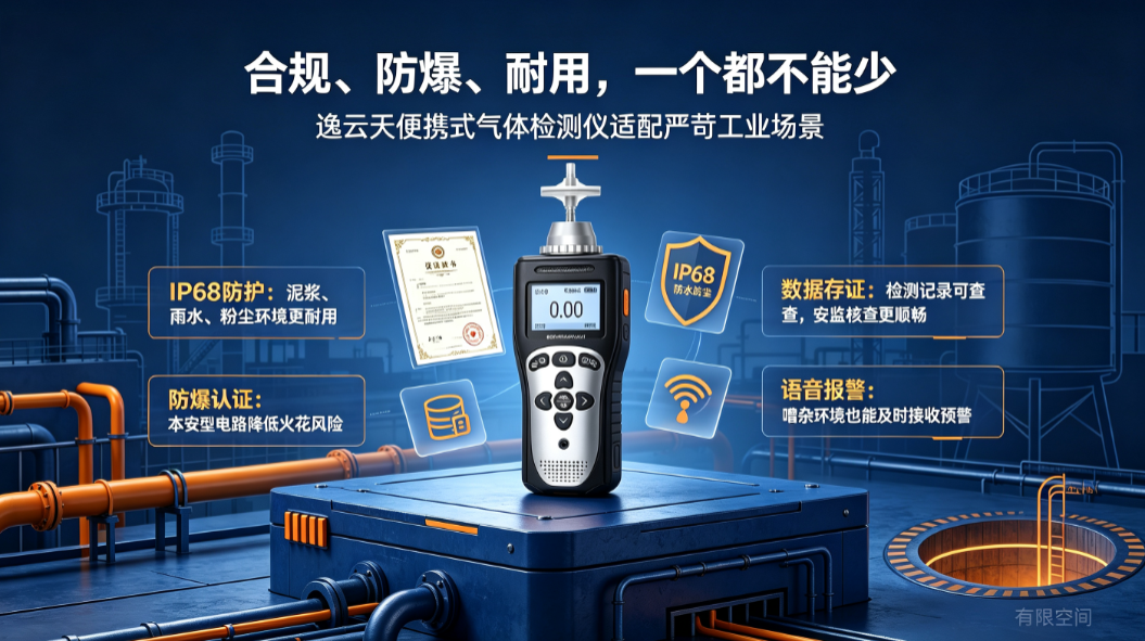 气体检测仪怎么选不踩坑？六大选购要点一文讲清，逸云天为工业安全保驾护航