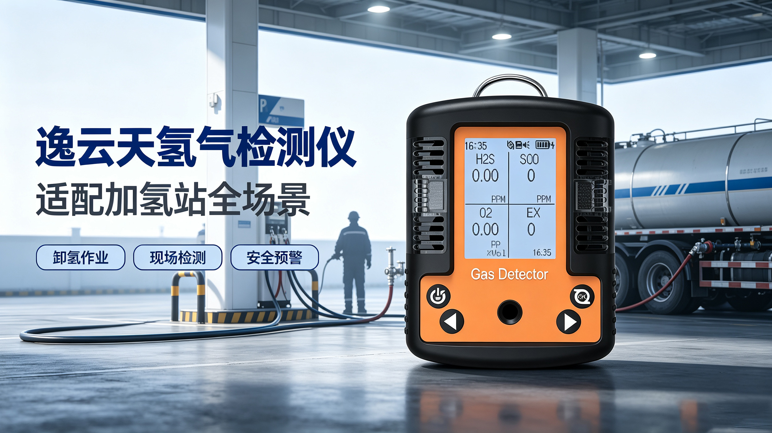加氢站安全配套，氢气检测仪选型指南全解析